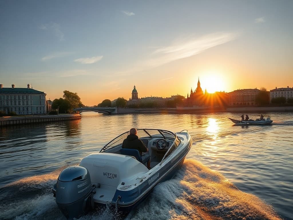Прогулка на катере — Санкт-Петербург